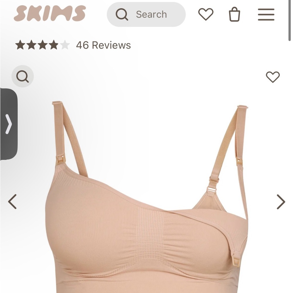 SKIMS Nursing Sculpting Bra (2) S/M